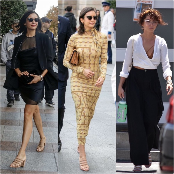 Schutz Felisa Leather Cage Sandal - Luna - Picture 7 of 8